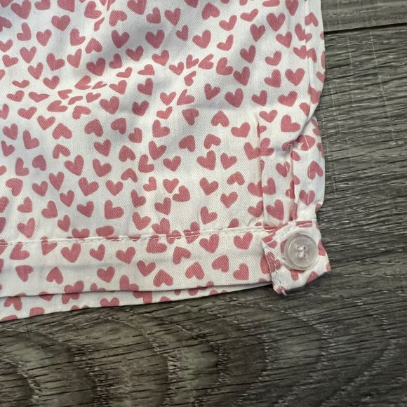 Petite Plume Girls Sweethearts Pajamas Shorts Set size 14 Pink Hearts 2pc - Picture 11 of 16